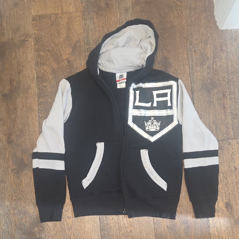 NHL Black and Gray Kids Hoodie